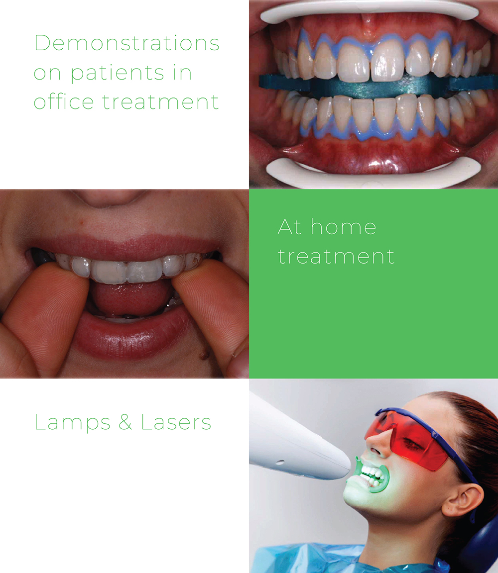 Demonstrations on patients in a real clinical environment, Demonstrations on phantom heads in a real clinical environment, Webinars